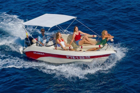 motorboot Atlanca zonder vaarbewijs