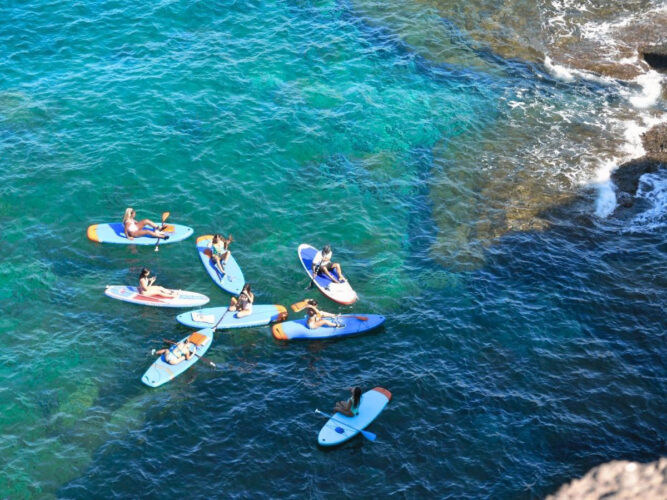 Paddle surfing Teneryfa 8