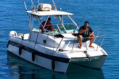 rent motorboat Glacier Bay Island Runner 2670 Tenerife
